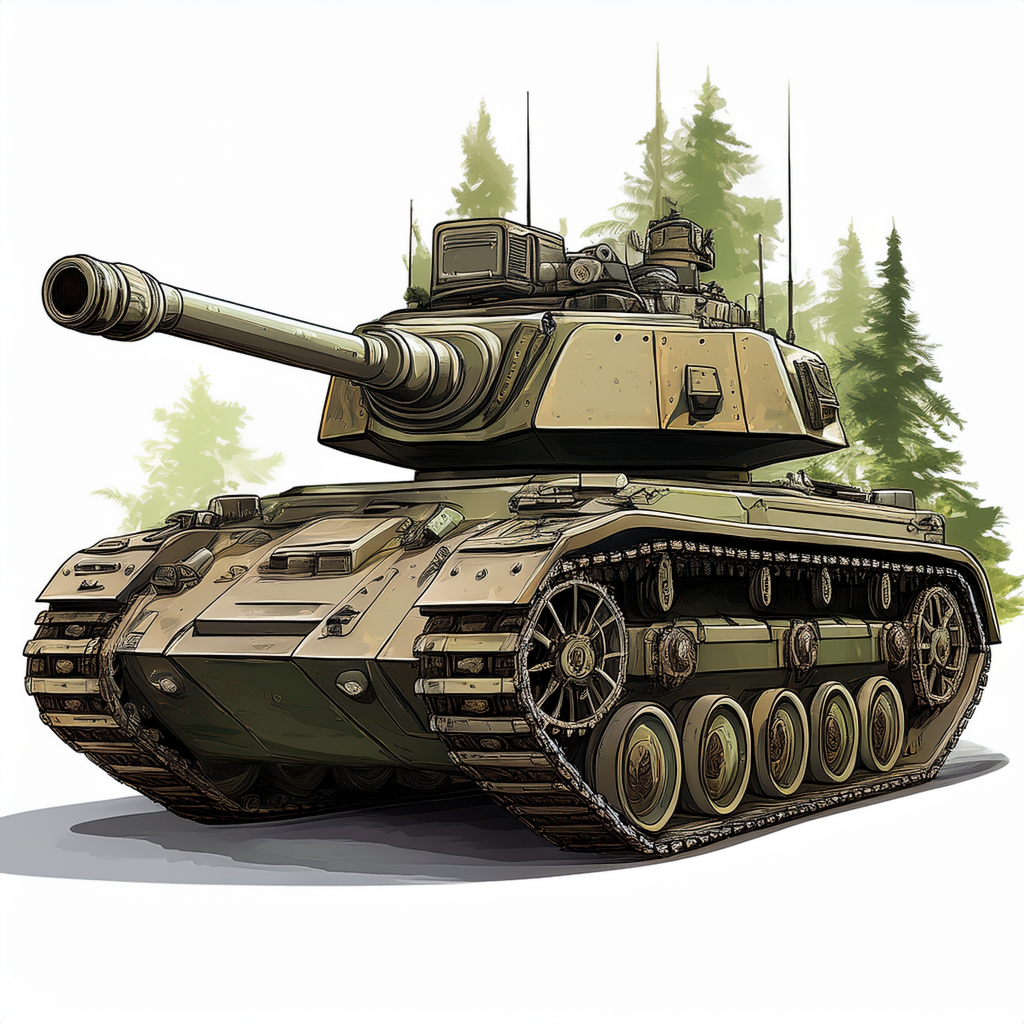 Kinder T-Shirt Militär Panzer 23