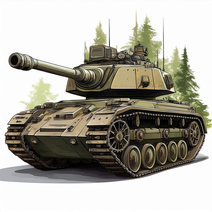 Kinder T-Shirt Militär Panzer 23