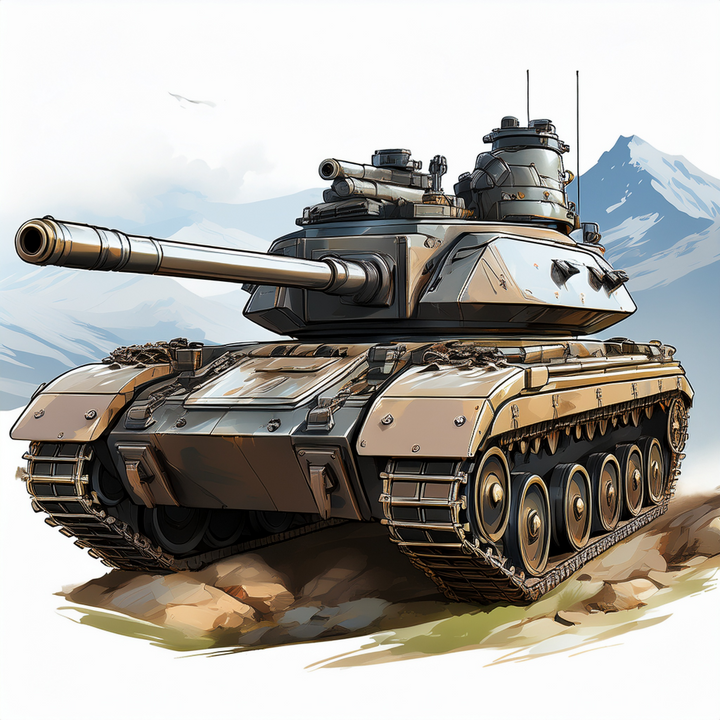 Kinder T-Shirt Militär Panzer 24