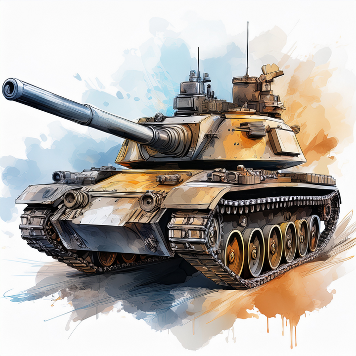 Kinder T-Shirt Militär Panzer 25