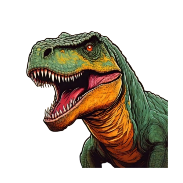 Kinder T-Shirt Comic T-Rex