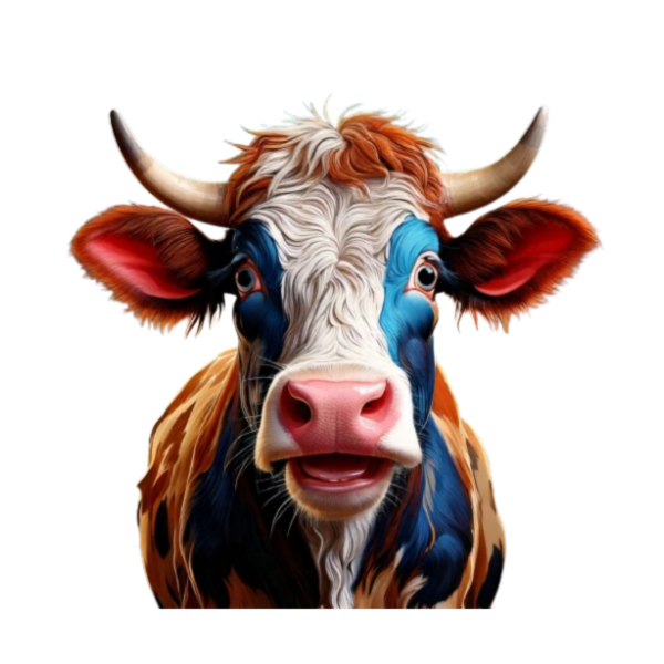 Kinder T-Shirt Crazy Cow