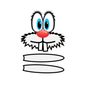 Kinder T-Shirt Hasenkopf 001