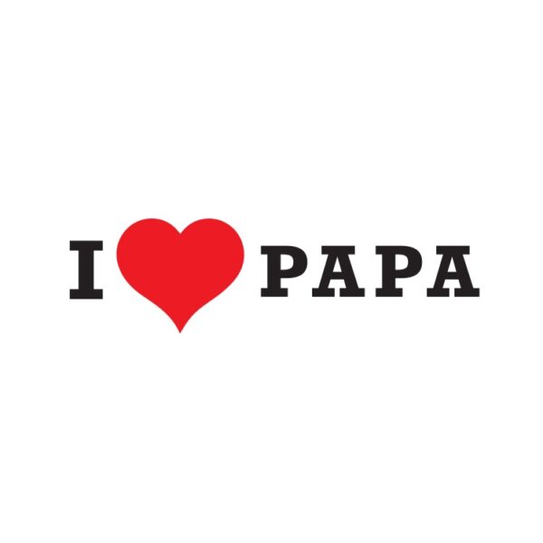 Kinder T-Shirt I Love Papa