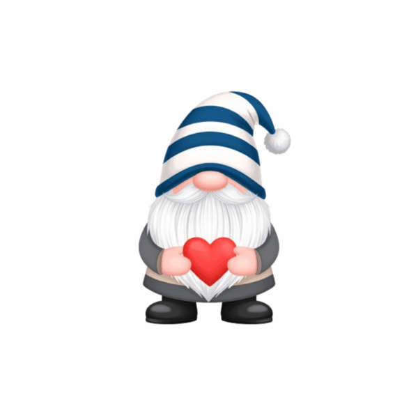 Kinder T-Shirt Love Gnome Cartoon Flo