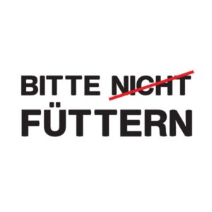 Kinder T-Shirt Bitte Nicht Füttern