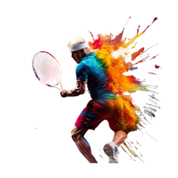 Kinder T-Shirt Tennispieler
