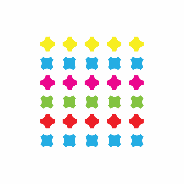 Dekokissen- SET Konfetti 30er