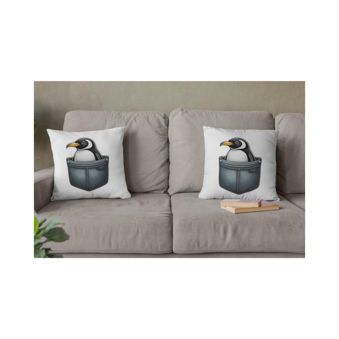Dekokissen-Set Pinguin in Pocket