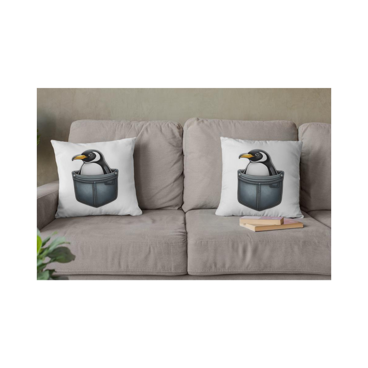 Dekokissen-Set Pinguin in Pocket