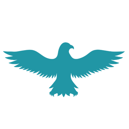 Turnbeutel Adler Silhouette