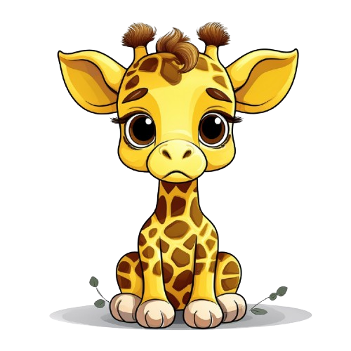 Turnbeutel Comic Giraffe