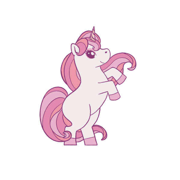 Turnbeutel Comic Unicorn Maya