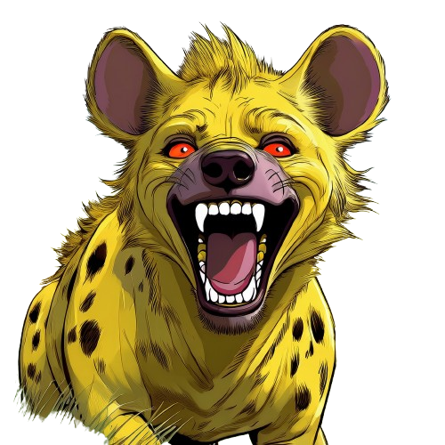 Turnbeutel Crazy Hyena