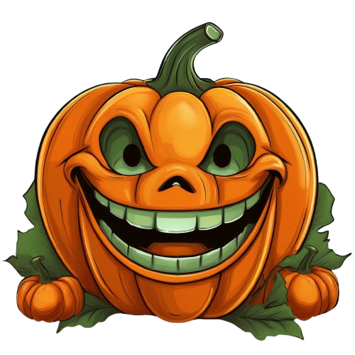 Turnbeutel Halloween Pumpkin Smile