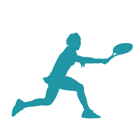 Turnbeutel Tennis Player Woman