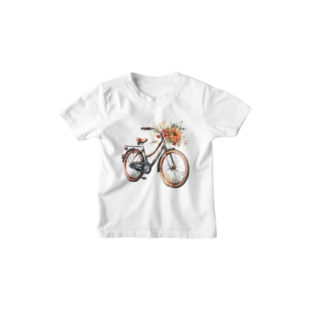 Kinder T-Shirt Aquarell-Fahrrad 2