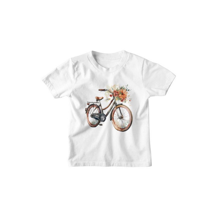 Kinder T-Shirt Aquarell-Fahrrad 2
