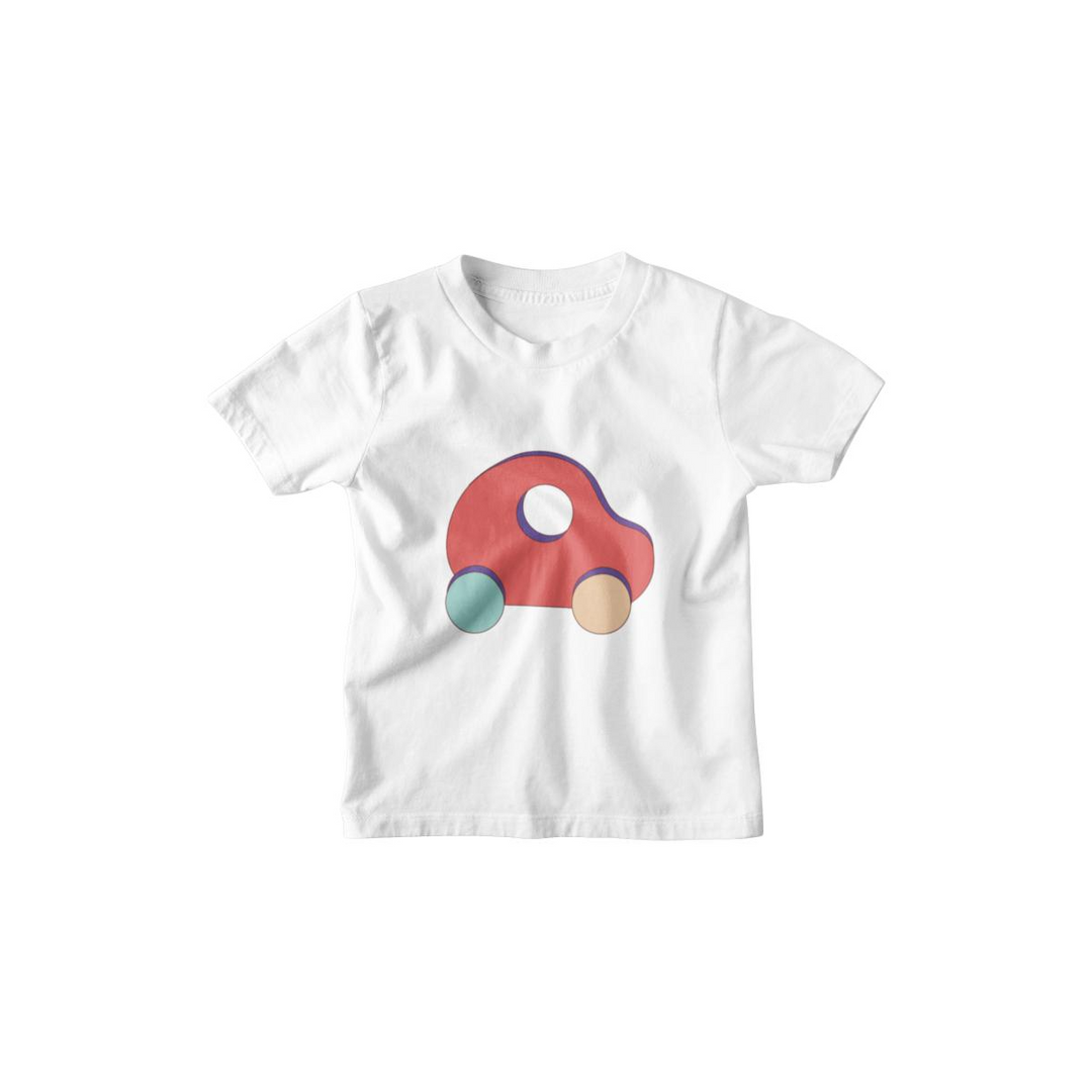 Kinder T-Shirt Baby Spielzeug Auto