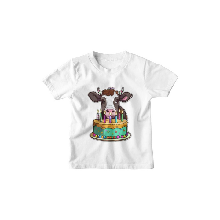 Kinder T-Shirt Birthday COW