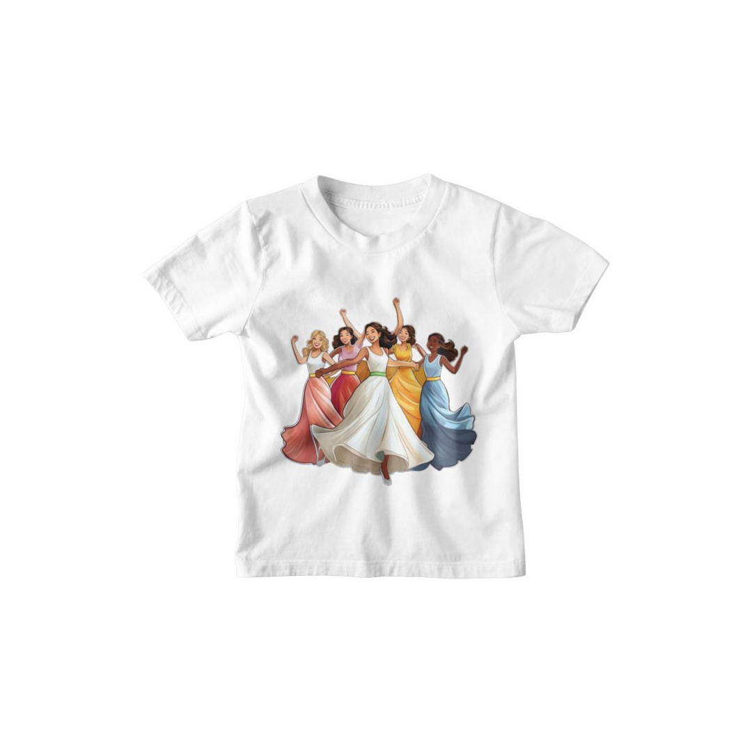 Kinder T-Shirt Bride Squad Girls