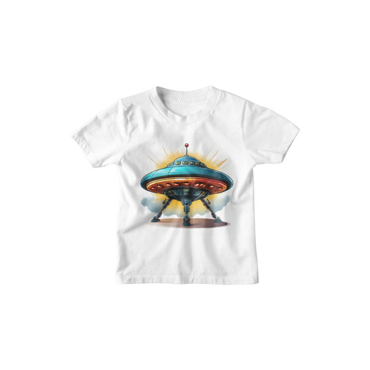 Kinder T-Shirt Cartoon Ufo 2
