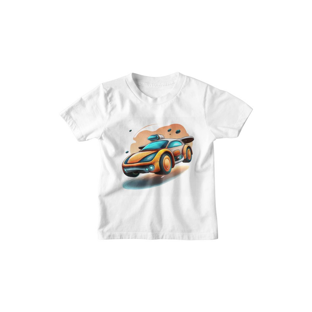 Kinder T-Shirt Comic Auto 4