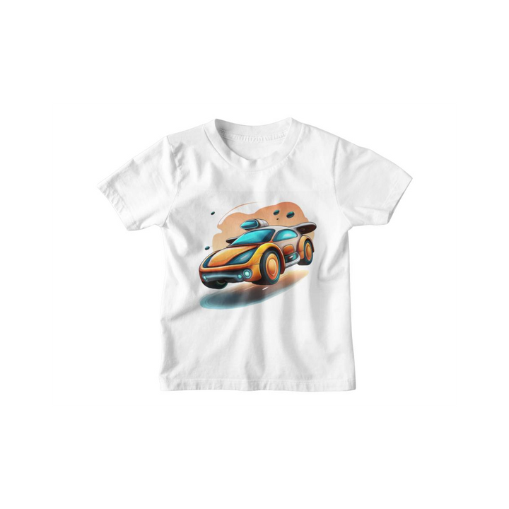 Kinder T-Shirt Comic Auto 4
