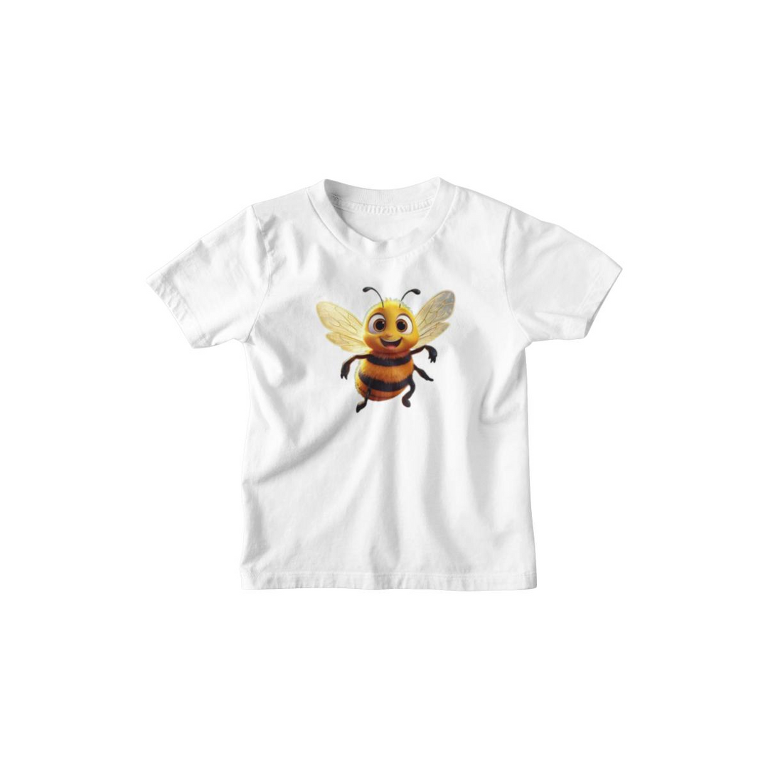 Kinder T-Shirt Comic Biene