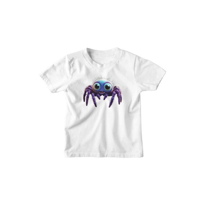 Kinder T-Shirt Comic Spinne
