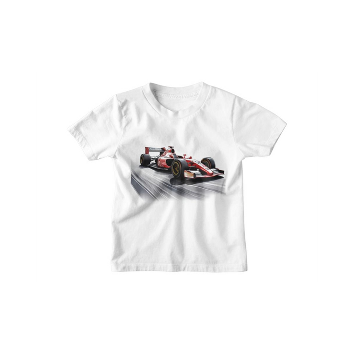 Kinder T-Shirt Formel 1 Auto