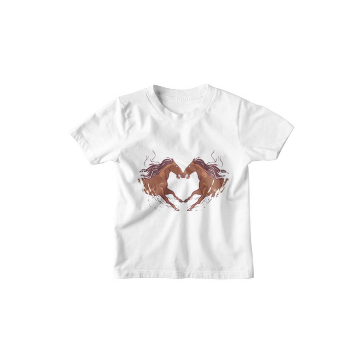 Kinder T-Shirt Horse Love