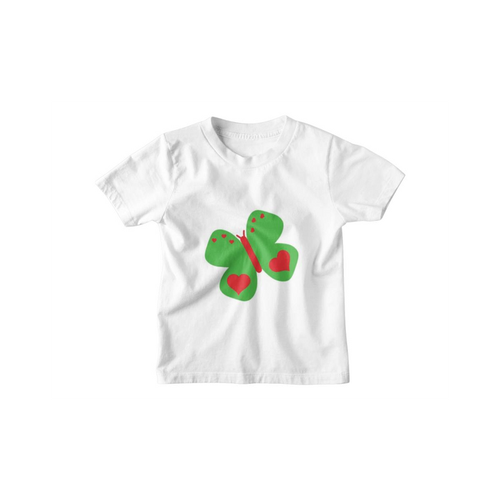 Kinder T-Shirt Love Natur Schmetterling