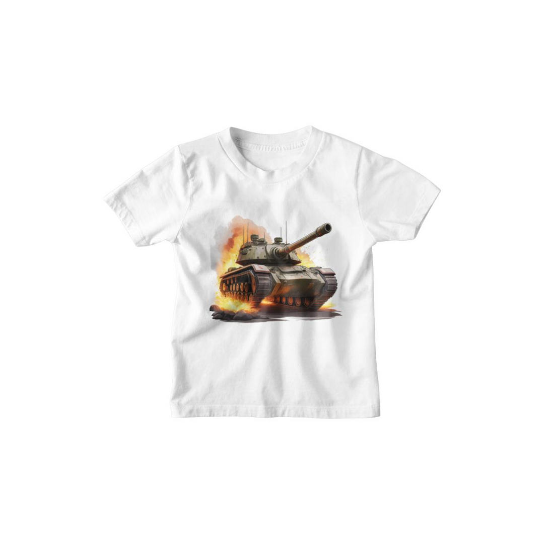 Kinder T-Shirt Militär Panzer 16