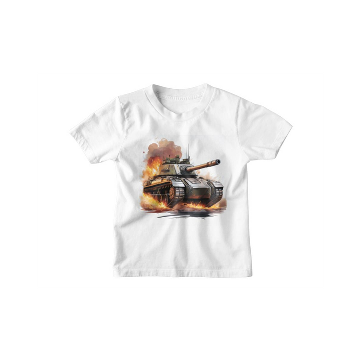 Kinder T-Shirt Militär Panzer 17