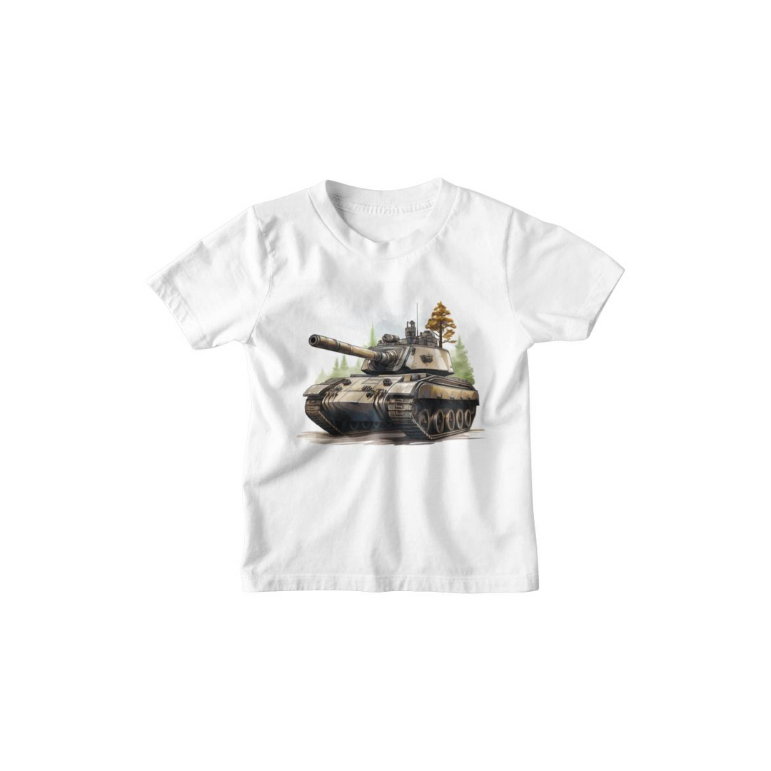 Kinder T-Shirt Militär Panzer 18