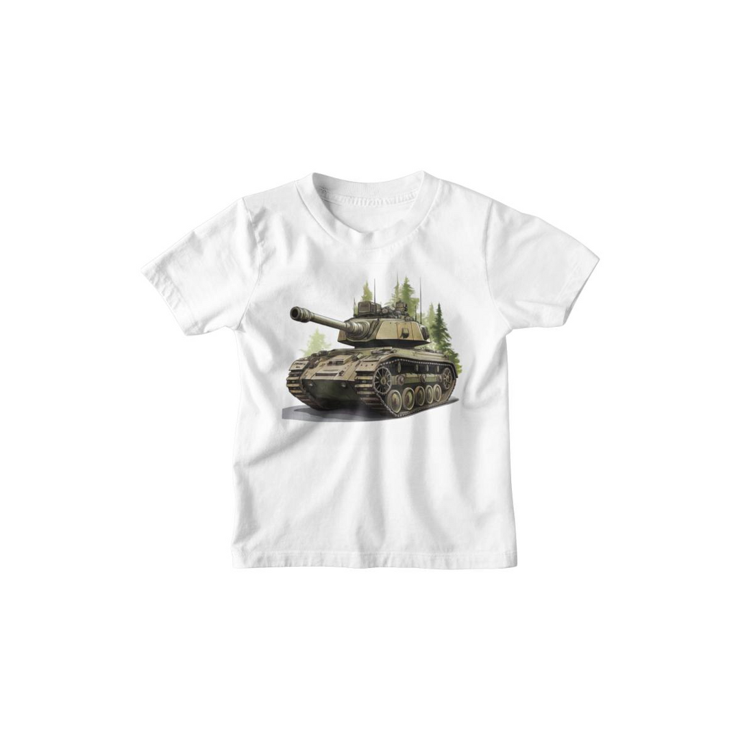 Kinder T-Shirt Militär Panzer 23