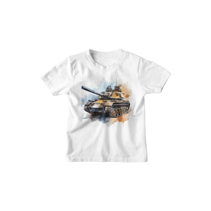 Kinder T-Shirt Militär Panzer 25