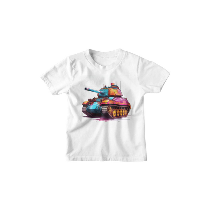 Kinder T-Shirt Militär Panzer 7