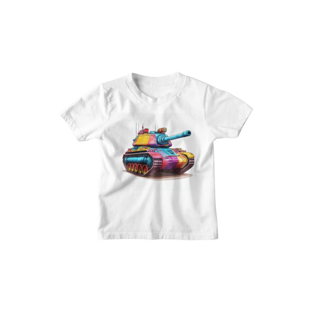 Kinder T-Shirt Militär Panzer 8