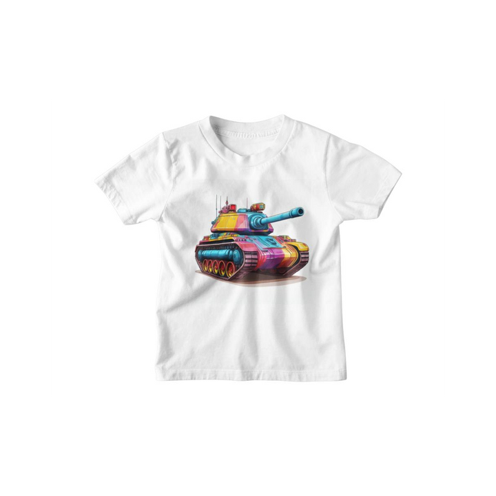 Kinder T-Shirt Militär Panzer 8