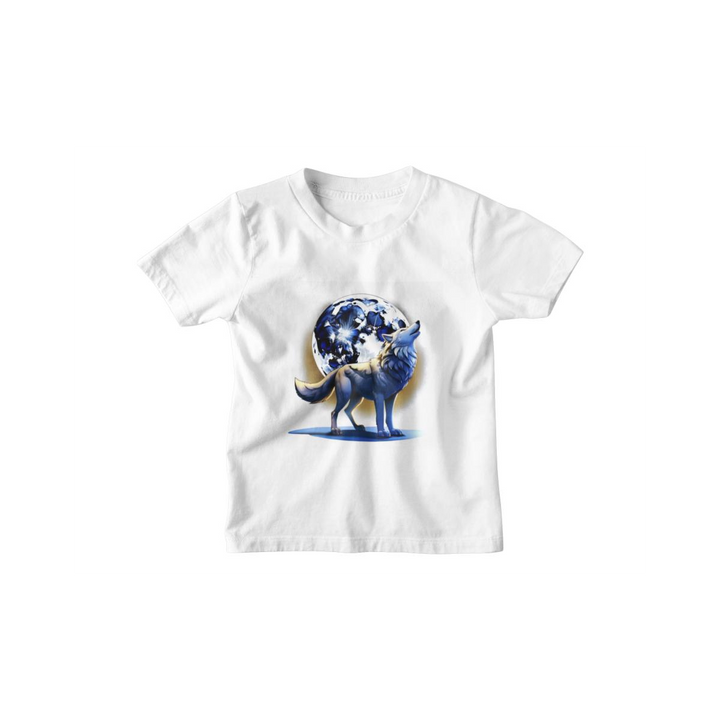 Kinder T-Shirt Mondwolf 1