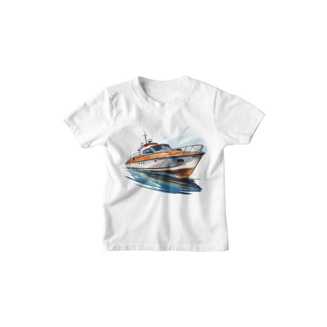 Kinder T-Shirt Speedboot