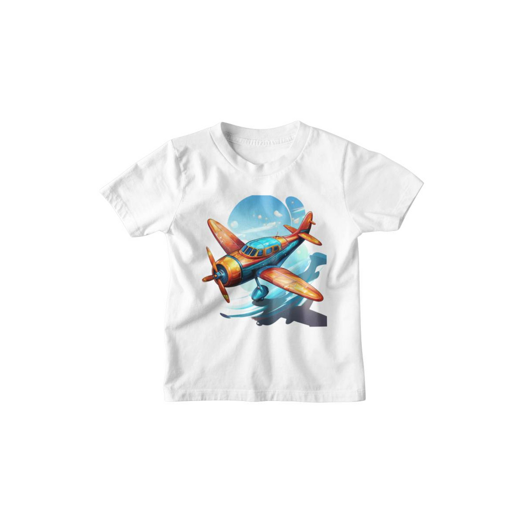 Kinder T-Shirt Spielzeug Flugzeug