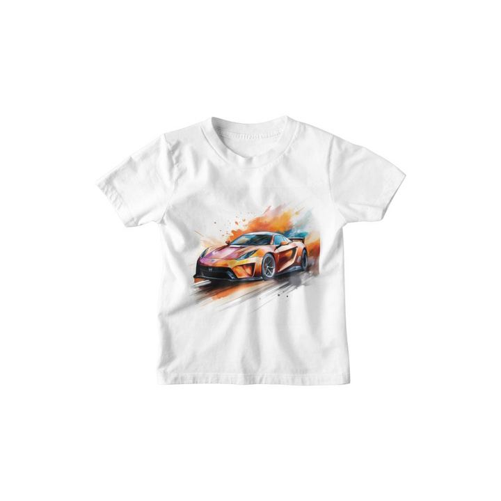 Kinder T-Shirt Sportliche Limousine