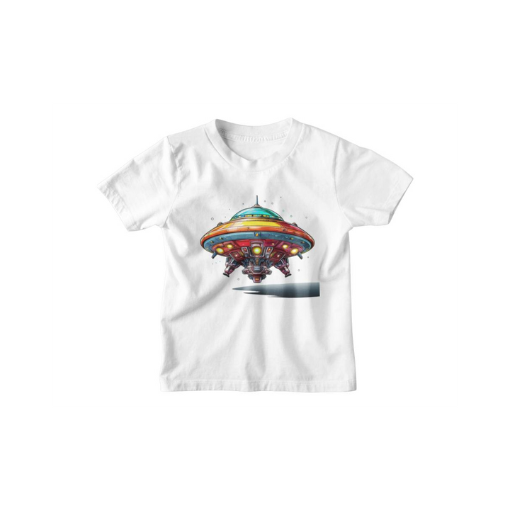 Kinder T-Shirt Ufo Raumschiff 1
