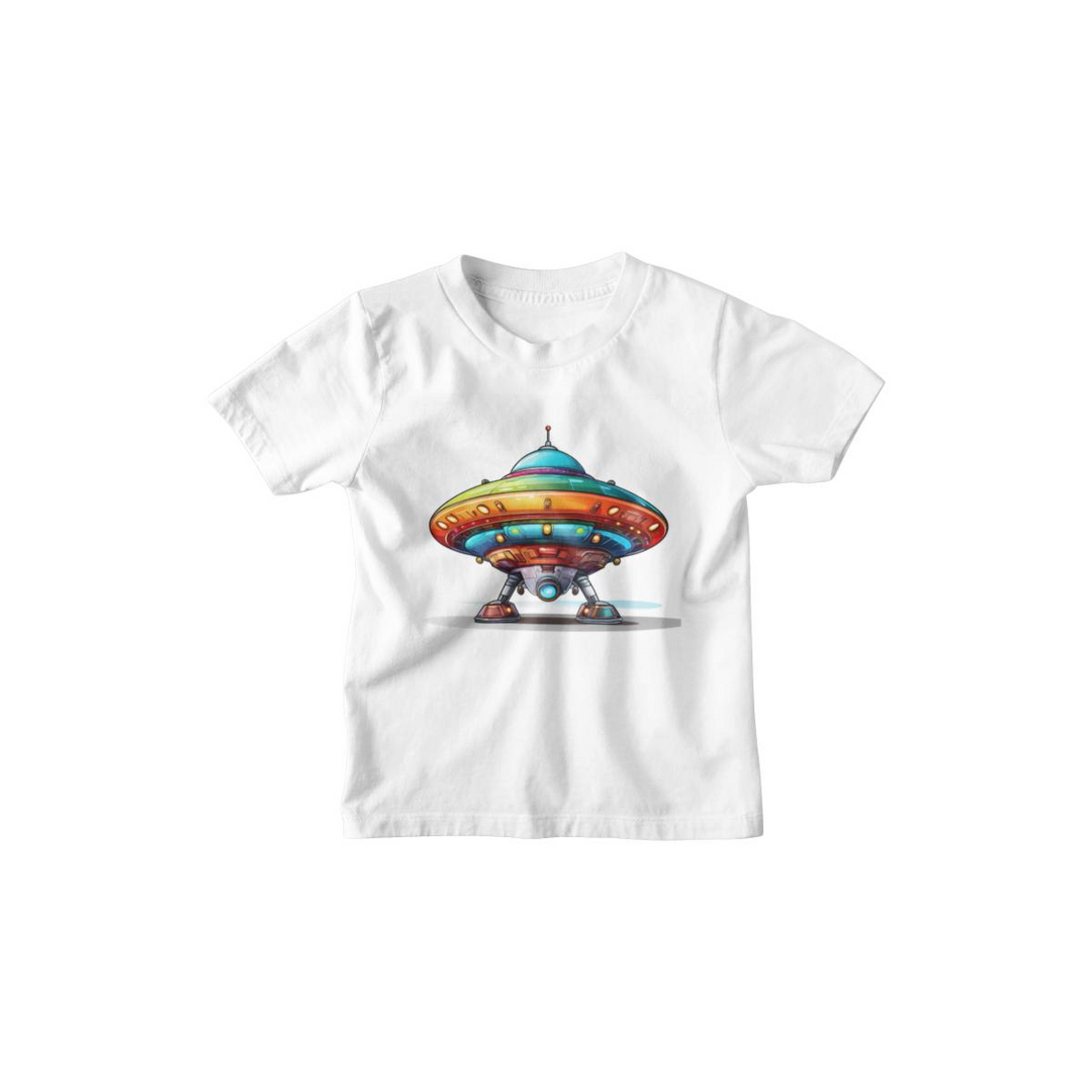 Kinder T-Shirt Ufo Raumschiff 3