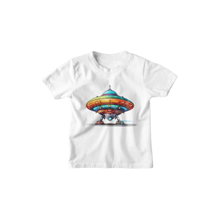 Kinder T-Shirt Ufo Raumschiff 3