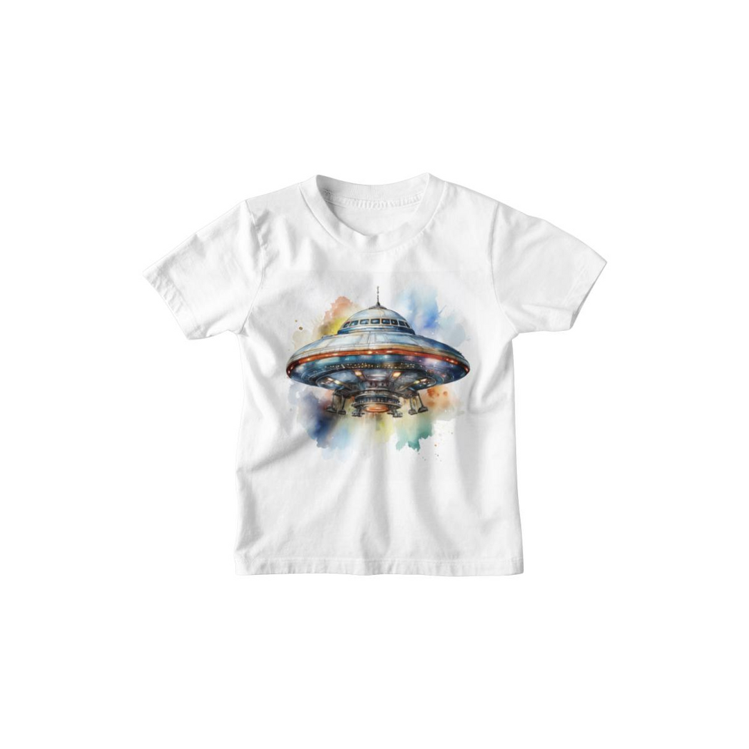 Kinder T-Shirt Ufo Raumschiff 6