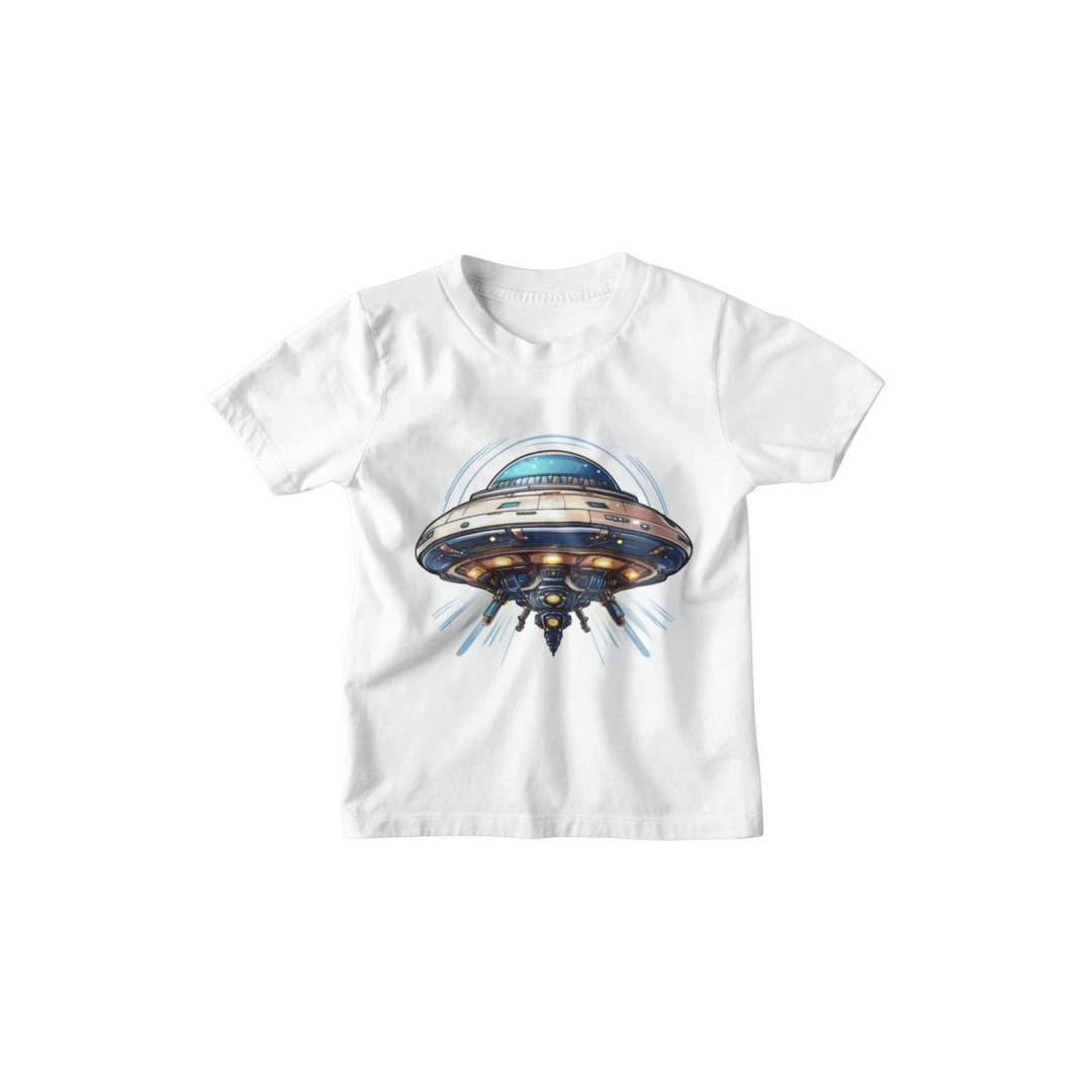 Kinder T-Shirt Ufo Raumschiff 7